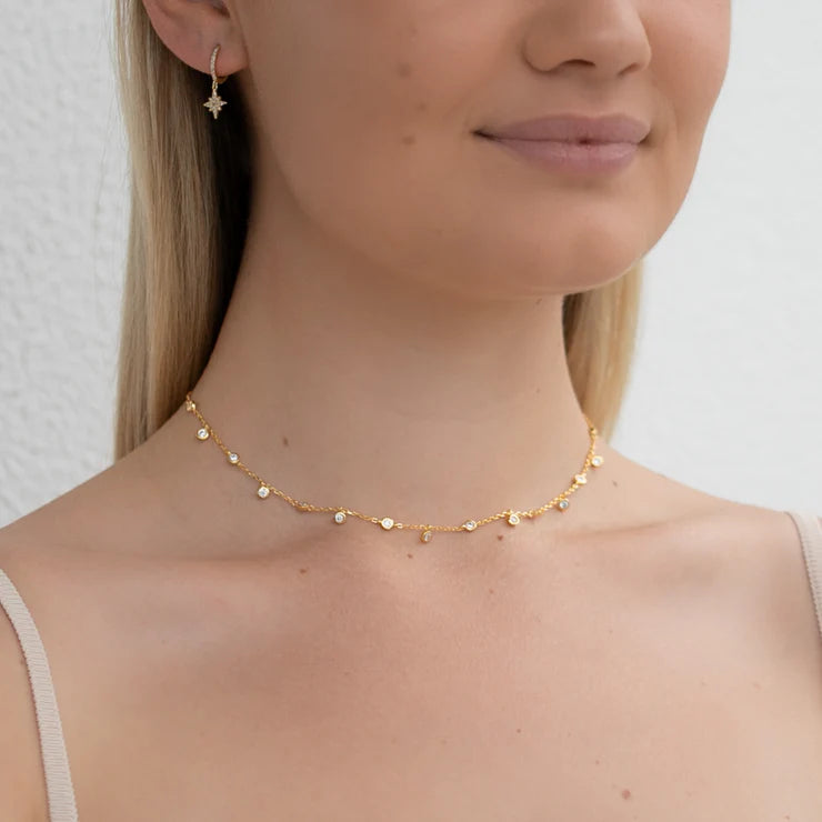 AMBER CHOKER NECKLACE