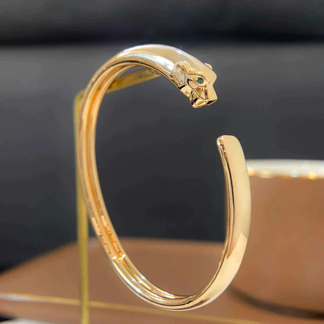 PANTHERE GOLD OPEN BRACELET