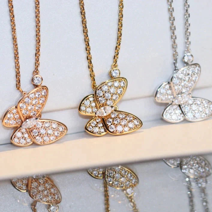 Butterfly Diamond Necklace