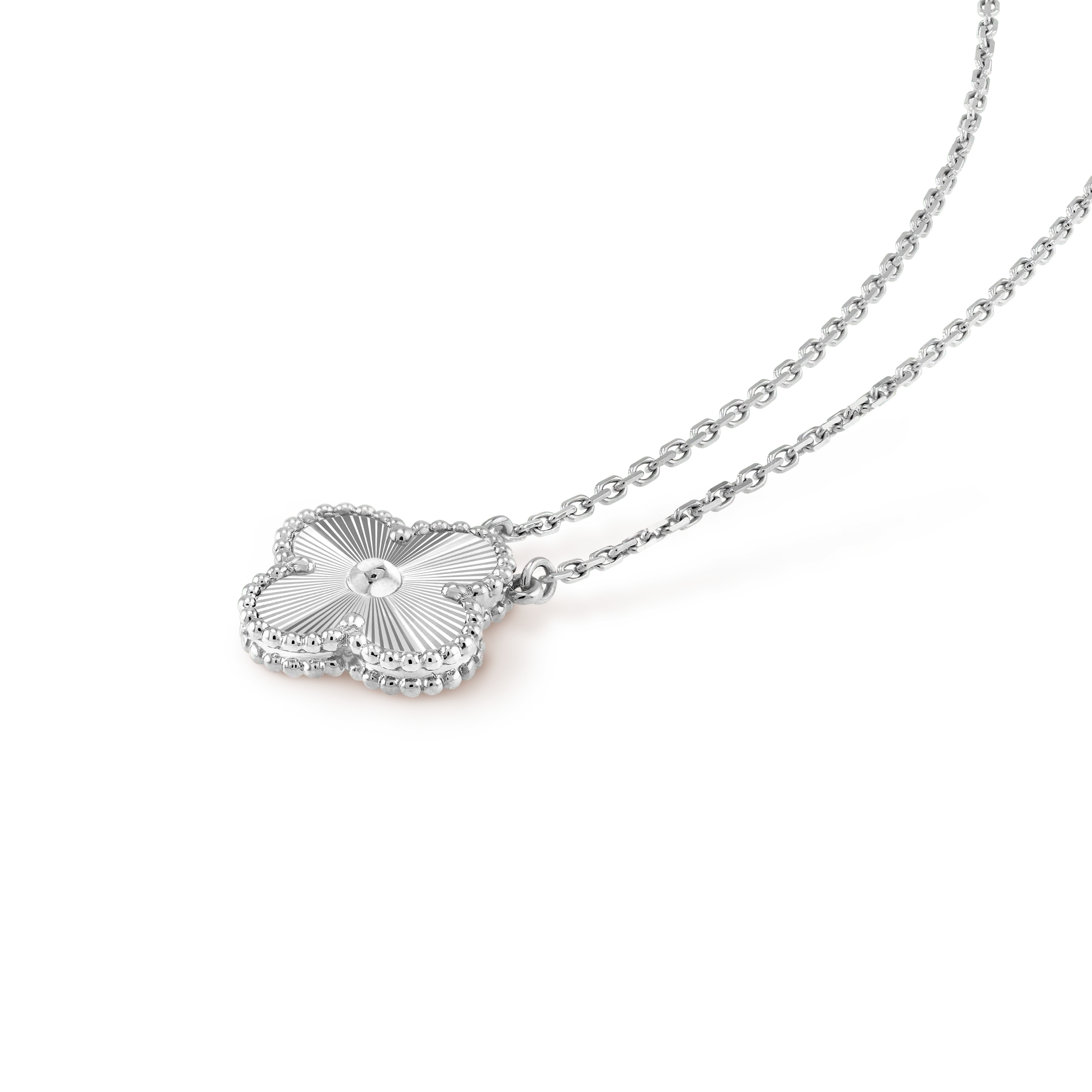 CLOVER NECKLACE SILVER