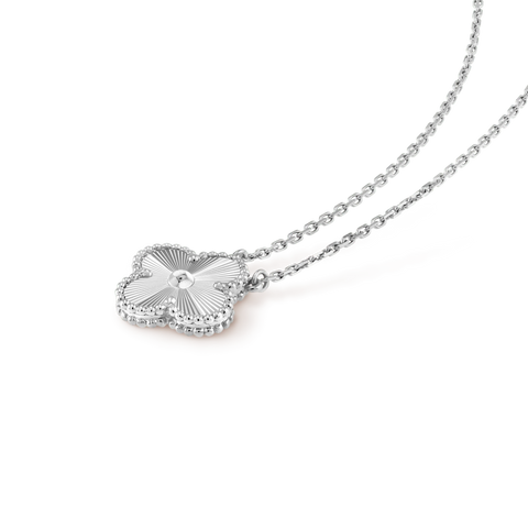 CLOVER NECKLACE SILVER