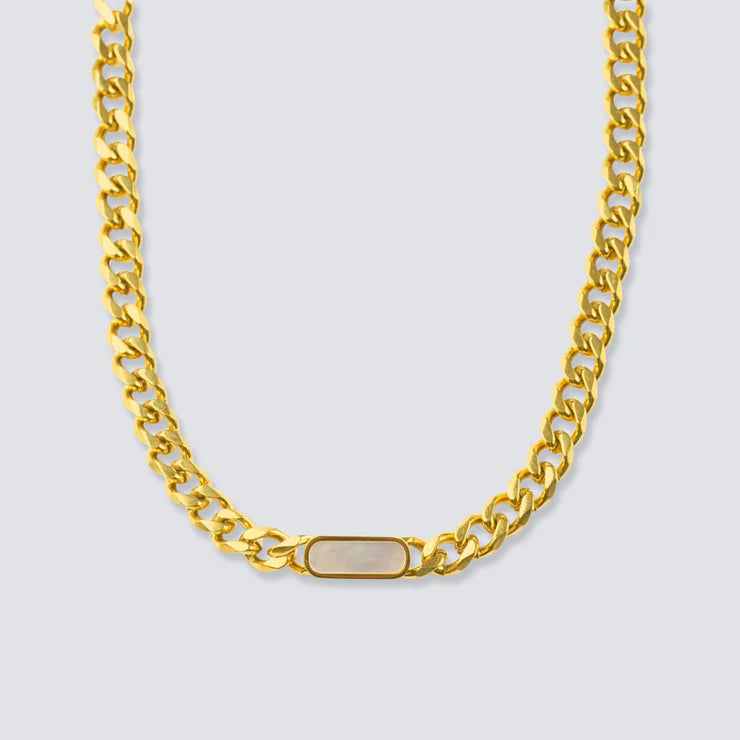 ANJA CUBAN CHAIN NECKLACE