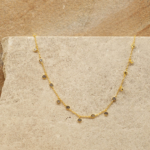 AMBER CHOKER NECKLACE