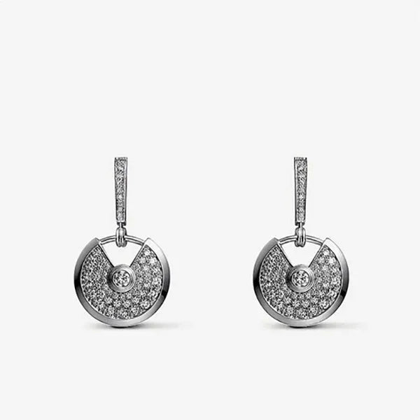 Amulette Earrings Diamond Silver