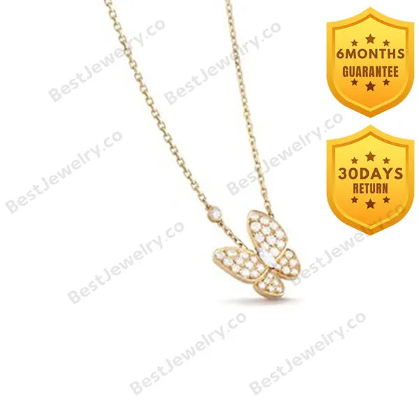 Butterfly Diamond Necklace