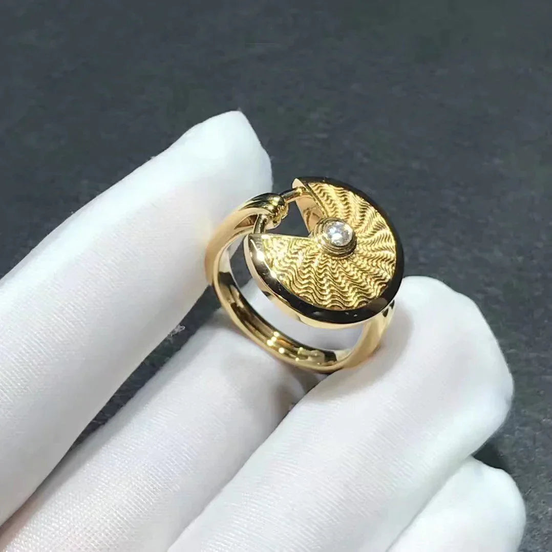 AMULETTE YELLOW RING GOLD DIAMOND