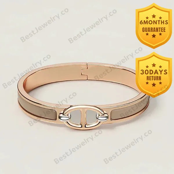 Clic Chaine Pink Gold Bracelet