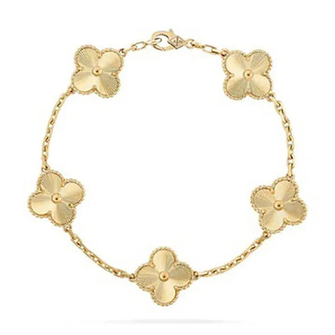 Clover Gold Bracelet 5 Motifs