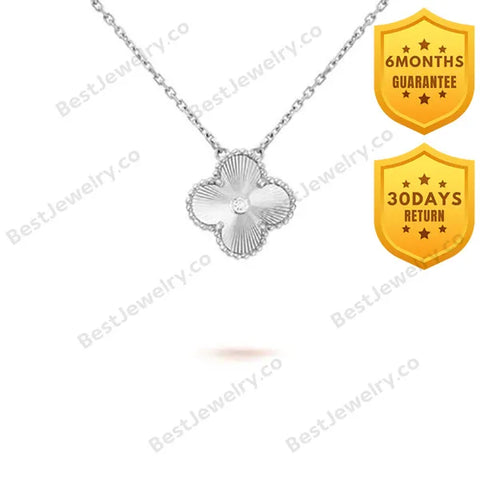 Clover Necklace Silver