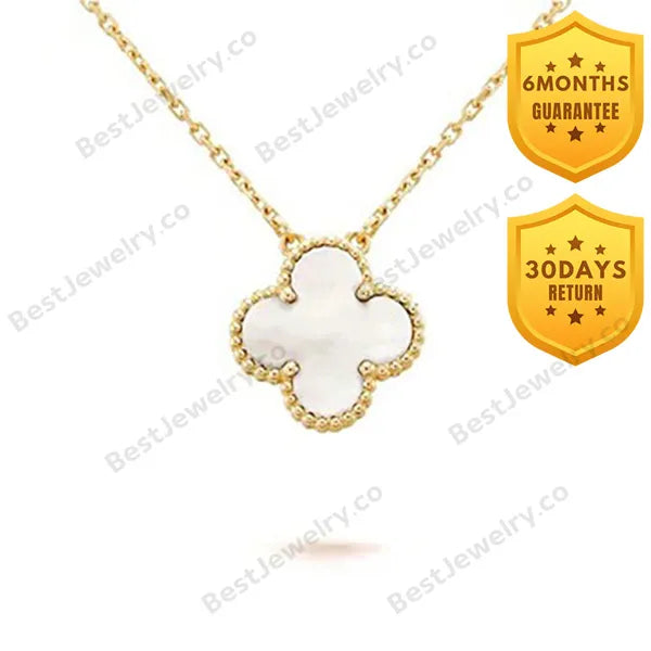 Clover Pendant Mini Mop Necklace