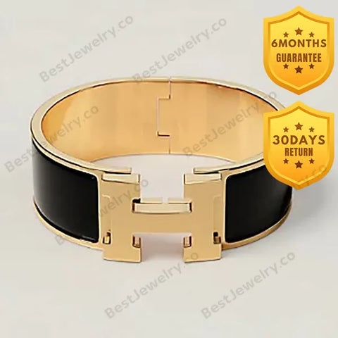 H Bracelet 18mm Gold