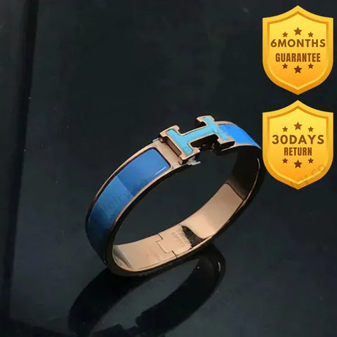 H Bracelet Blue Rainbow Ceramic