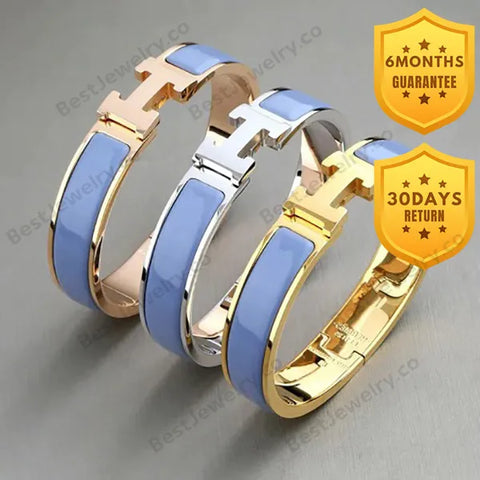 H Bracelet Romantic Blue 12mm