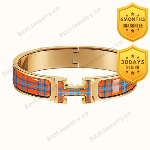 H Tartan Bracelet 12mm