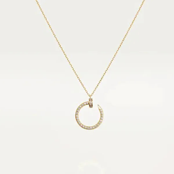 Juste Necklace Gold Diamonds