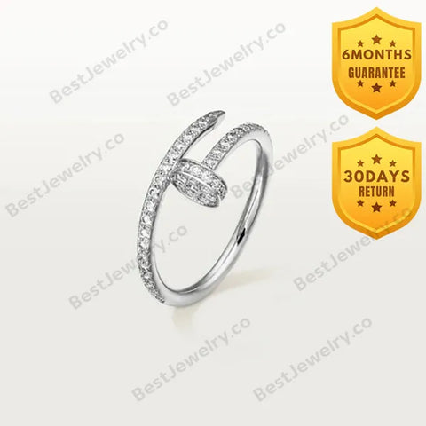 Juste Ring 1.8mm Silver All Diamonds