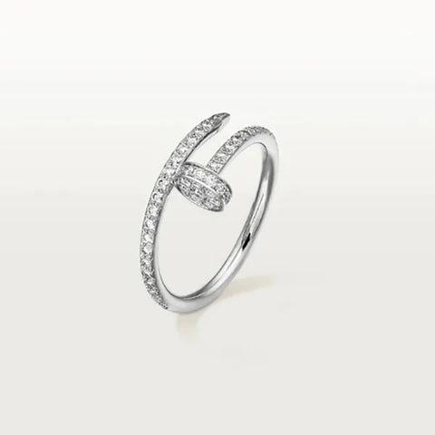 Juste Ring 1.8mm Silver All Diamonds