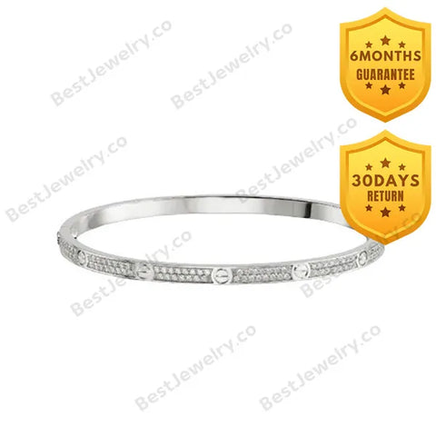 Love Bracelet 3.65mm Diamond-Paved