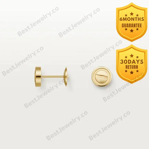 Love Earrings Gold 7.2mm