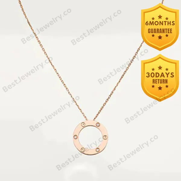 Love Necklace 16mm 3 Diamonds