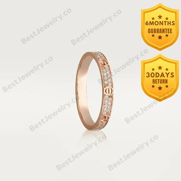 Love Ring 2.6mm Diamond Paved