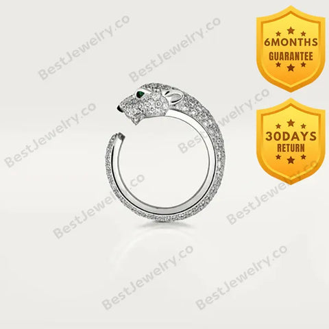 Panthere 5.5mm All Diamond Ring