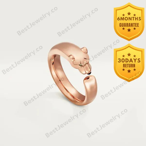 Panthere Pink Gold Small Ring