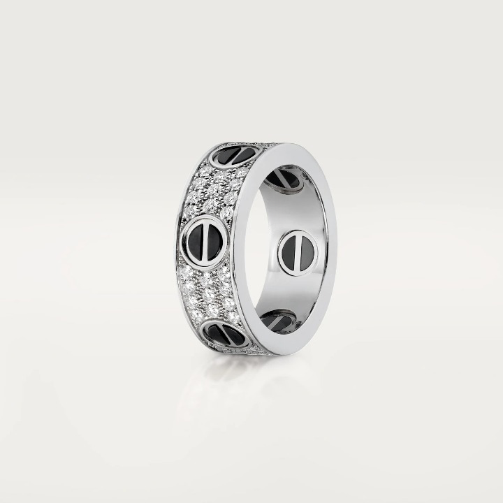 LOVE RING 5.5MM DIAMONDS PAVED