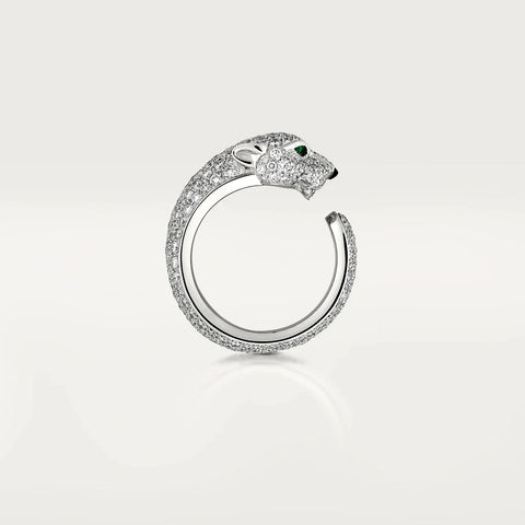 PANTHERE 5.5MM ALL DIAMOND RING