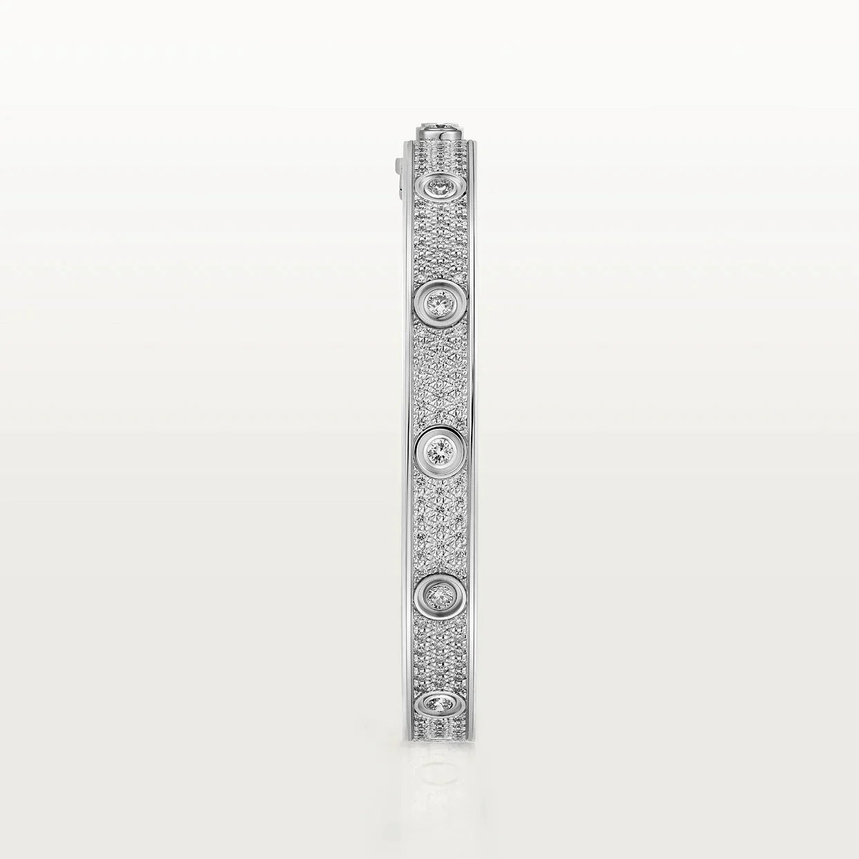 LOVE BRACELET 6.1MM DIAMOND-PAVED 10 BIG DIAMONDS